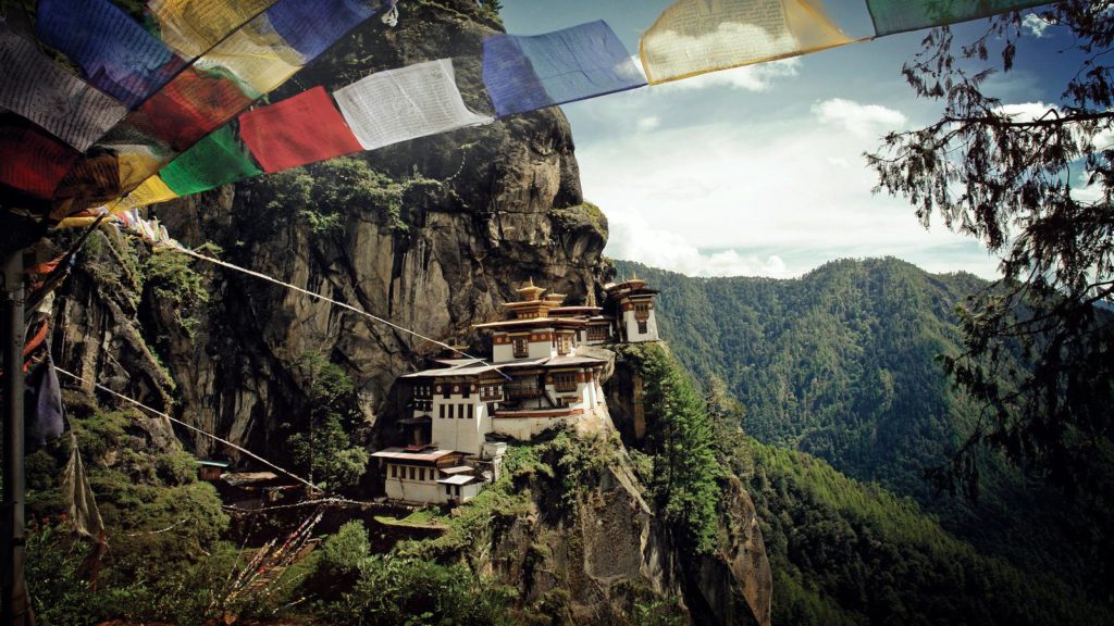 Bhutans Tigers nest boasts a stunning view